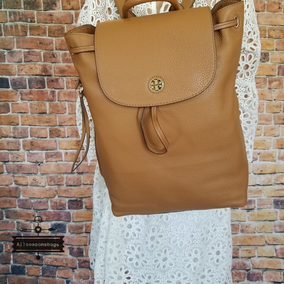 Tory burch brody backpack bark bag brown NWT - Picture 5 of 8